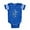 Royal Blue, variant on CafePress - Pluto2 DKT - Cute Infant Baby Football Bodysuit