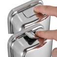thumbnail image 5 of Dispensador de jabón con bomba manual para montaje en pared Dispensador de jabón para manos de acero inoxidable de 17 oz y 500 ml Dispensador de jabón para montaje en pared Dispensador de ma, 5 of 5