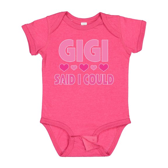 Inktastic Gigi Said I Could Funny Granddaughter Girls Girls Baby Bodysuit