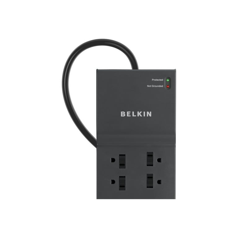 Home/Office Surge Protector, 8 AC Outlets, 12 ft Cord, 3,390 J, Dark Gray Home/Office Surge Protector, 8 AC Outlets, 12 ft Cord, 3,390 J, Dark Gray
