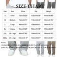 thumbnail image 6 of Mineart Men Elastic Drawstring Waist Solid Long Pants Multi Pocket Loose Casual Street Trousers for Daily Wear, 6 of 6