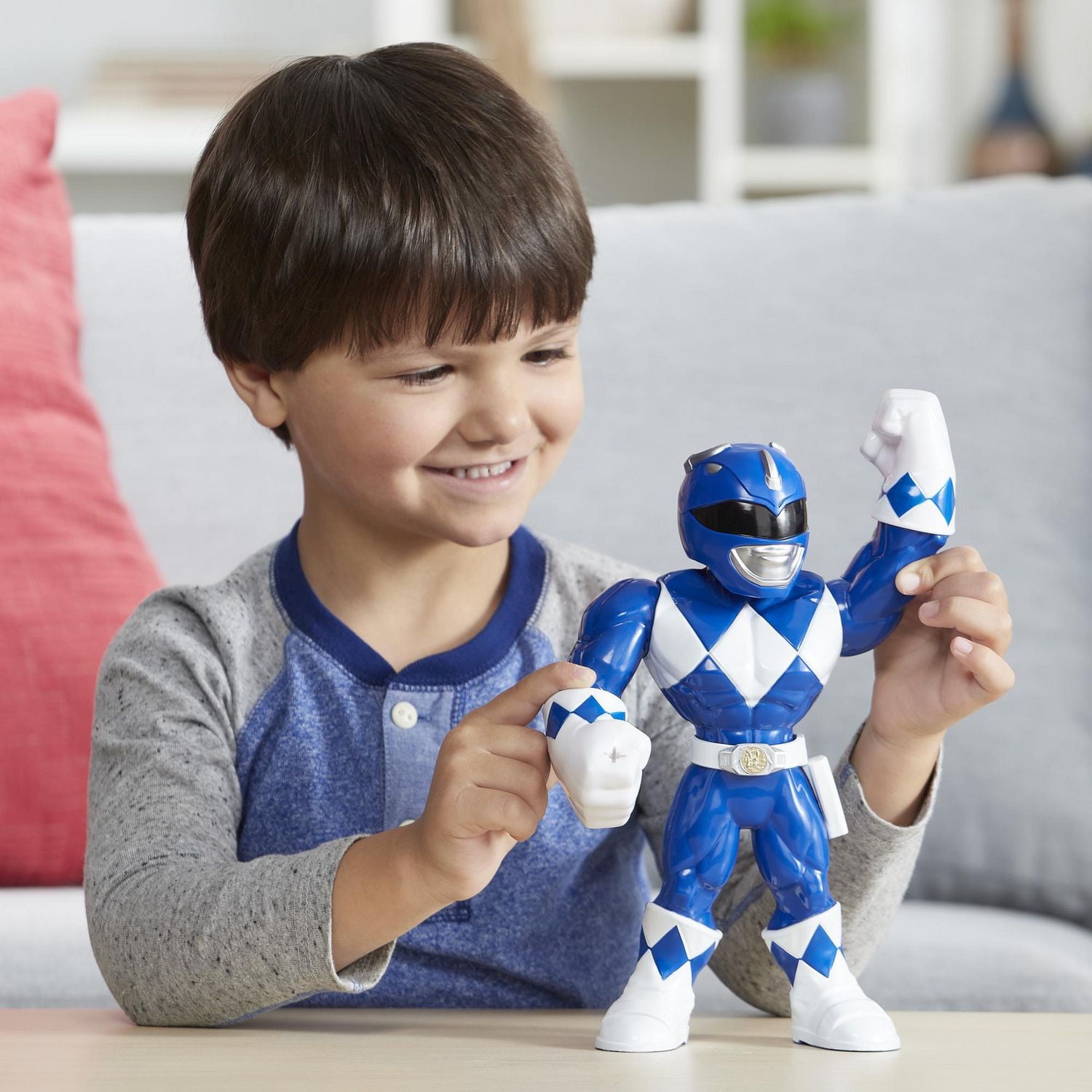 Playskool Heroes Mega Mighties Power Rangers Blue Ranger