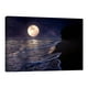 thumbnail image 1 of Cuadro Decorativo Playa Mar Luna Llena Canvas Revolution 90 x 60 cm, 1 of 5