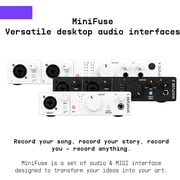 Arturia MiniFuse 1 Portable Single Input USB-C MIDI Audio Interface, White