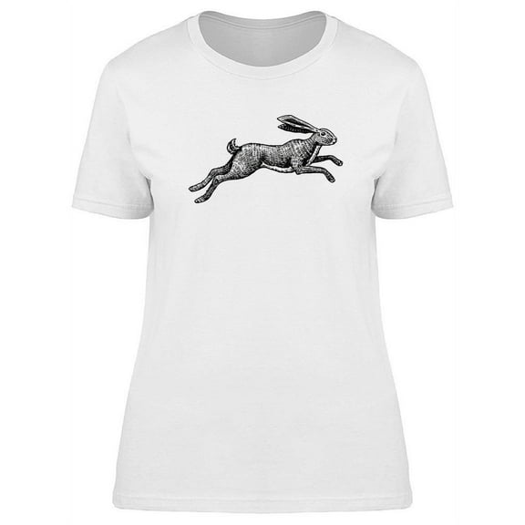 Wild Hare Vintage Design T-Shirt Women -Image by Shutterstock, Female x-Large