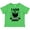 Apple Green, variant on I Love My Bearded Daddy with Beard Silhouette Boys or Girls Toddler T-Shirt