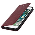 thumbnail image 5 of Wallet Case for iPhone 7 / iPhone 8 / iPhone SE 2020, Shockproof Soft TPU Protective Flip Case with Wireless Charging Stand Card Slots Magnet Cover for iPhone 7 / iPhone 8 / iPhone SE 4.7 Inch,Red, 5 of 12