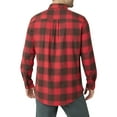 thumbnail image 2 of Chaps Men's Long Sleeve Performance Flannel Shirt-Sizes XS up to 4XB, 2 of 3
