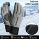 thumbnail image 5 of Guantes de ciclismo para hombre Guantes de invierno antideslizantes Fleece TouchScreen (Gris L), 5 of 8