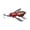 Red1, variant on Topwater Floating Hard Lure 5.6cm with Clicking Sound and Treble Hooks for Freshwater Saltwater Red