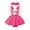 Pink, variant on RMGVDSD Newborn Baby Girl Romper Infant Girls Summer Clothes Fly Sleeve Ruffles Prints Romper Dress Jumpsuit Newborn Bodysuits Toddler Romper Onesie