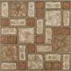 Achim Portfolio 12"x12" 2.0mm Peel & Stick Vinyl Floor Tiles 9 Tiles/9 Sq. Ft. Cobble Mosaic