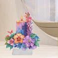 thumbnail image 4 of 5D DIY Diamond Art Decoraciones Mesa Acrílico Forma Especial Vela Flores, 4 of 9