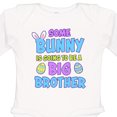thumbnail image 4 of Inktastic Some Bunny is Going to Be a Big Brother with Bunny Ears and Eggs Boys Long Sleeve Baby Bodysuit, 4 of 5