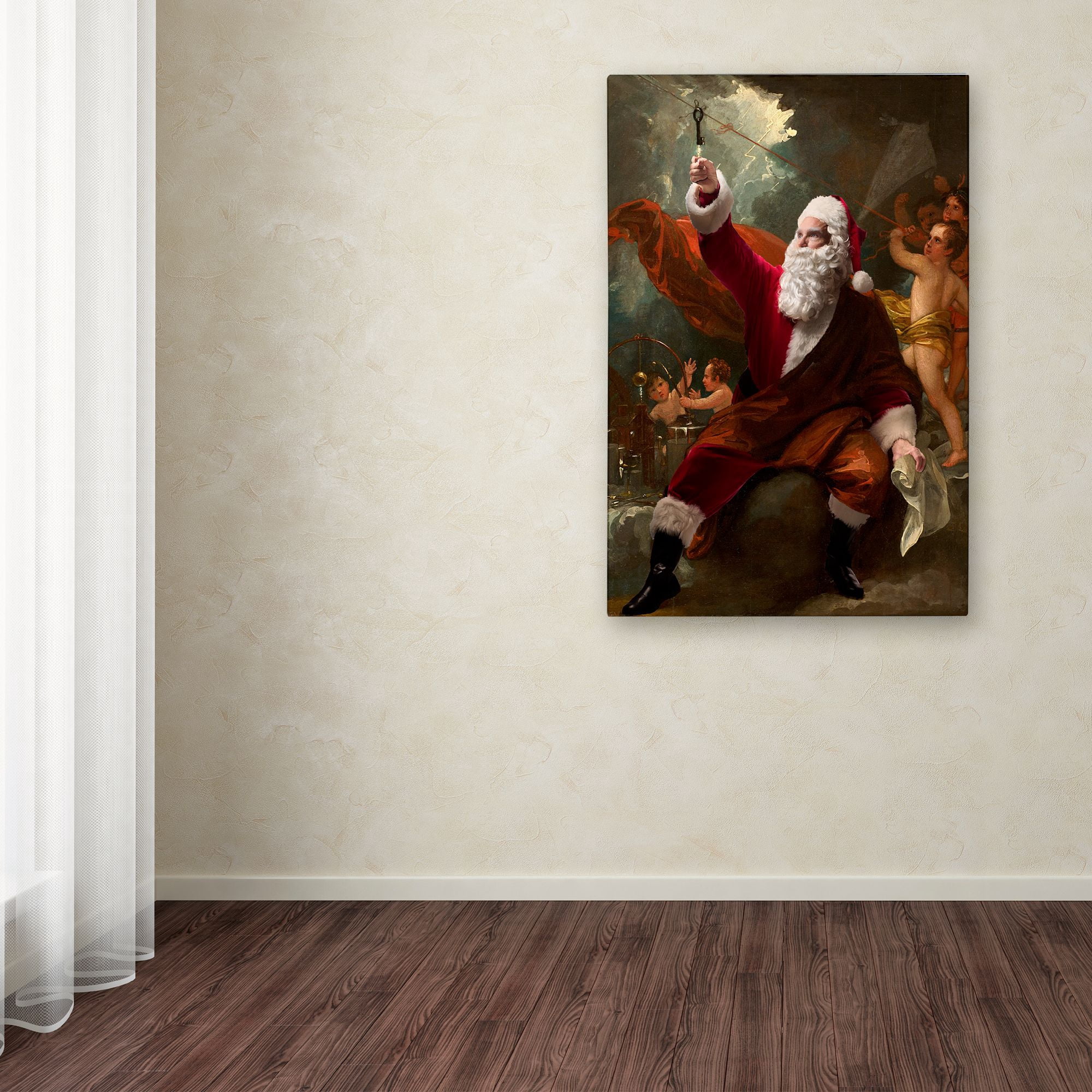 Trademark Fine Art 'West-Ben Franklin' Canvas Art by Ed Wheeler