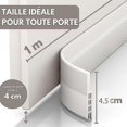 thumbnail image 2 of 1pcs Draft Excluder & Door Seal - NEW Insulating Door Bottom (Quick to Install), Ideal for Cold, Noise & Damp Insulation (White), 2 of 5