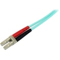 thumbnail image 4 of Startech.Com Aqua OM4 Duplex Multimode Fiber Optic Cable - 100 Gb - 50/125 - LSZH - LC/LC - 5 m, 4 of 6