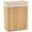 Nature, variant on Garvee Folding Bamboo Laundry Hamper with Lid, 27.5 Gallon Large Capacity Wooden Basket with Washable Liner Bag, Slim Space-Saving Clothes Organizer for Small Bedroom, Apartment, Dorm, Brown