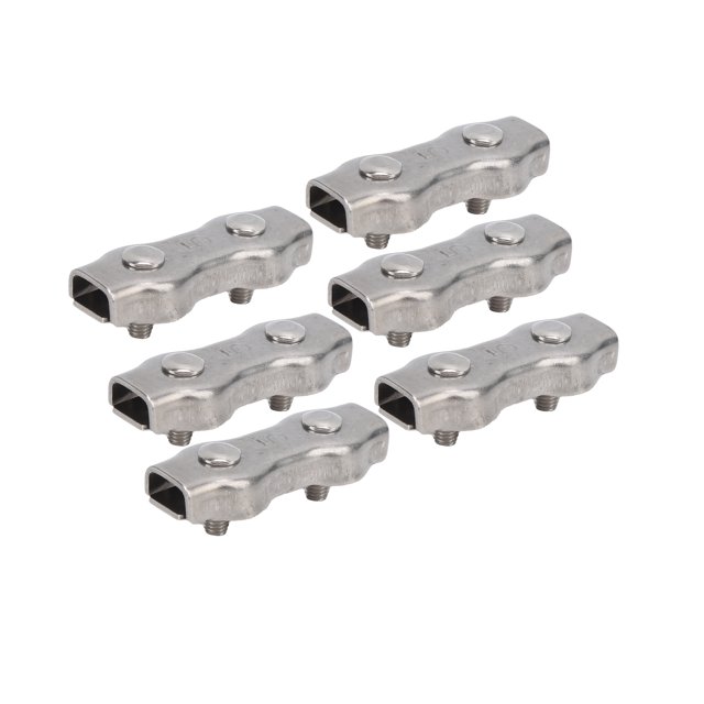 Abrazaderas de cable de clip de cuerda de alambre Dúplex ANGGREK Acero Inoxidable