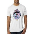 thumbnail image 2 of Wild Bobby Trippy Happy Face Men Premium Tri Blend Tee, 2 of 6