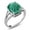 Green, variant on 925 Sterling Silver Twilight Orange Mystic Quartz Ring for Women (4.00 Cttw, Gemstone Birthstone, Oval 12X10MM, Available in Size 5,6,7,8,9)