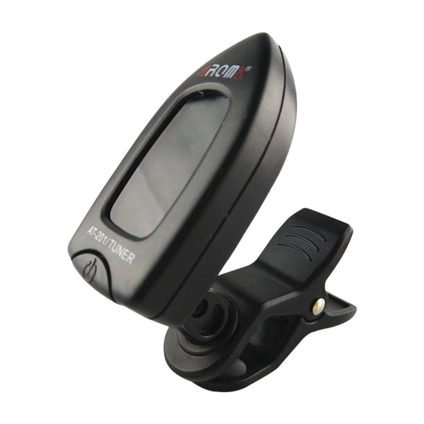 Acouway Guitar Ukulele Tuner Violin Bass Electronic Tuning Tuner Clip-On Chromatic Tuner 360 DegreeRotate With 5 Tuning Model QYM unisex