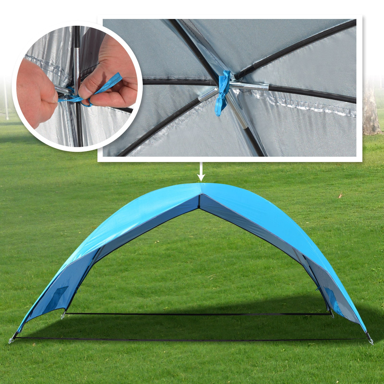Sun Shade Portable Beach Tent Shelter Outdoor Hiking Travel Camping Napping