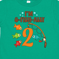 thumbnail image 4 of Inktastic I'm O-fish-ally Two Fishing Birthday Boys or Girls Toddler T-Shirt, 4 of 5