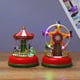 thumbnail image 4 of Mini caja de música navideña con carrusel musical luminoso, noria, regalo navideño animado, decoración romántica de escritorio, 4 of 7