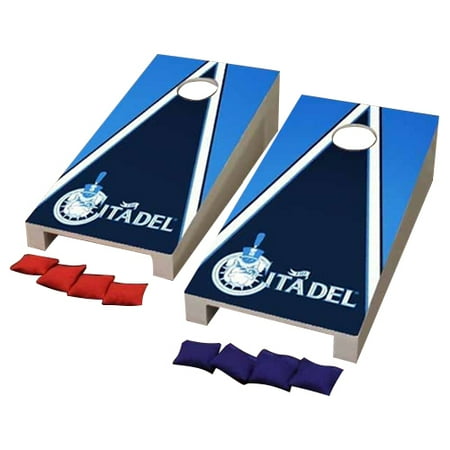 - Citadel Bulldogs Desktop Triangle Cornhole Game Set - No Size