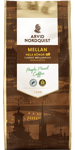 Arvid Nordquist Ground Coffee, 17.6oz (Pack of 6, Mellanrost (Medium Roast))