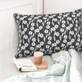 thumbnail image 4 of Cauagu Tulips Flowers Print Pillow Covers with Envelope Closure,1PC Pillow Cases Decorative Pillow Case for Bed & Couch, Pillows Not Included-16"x24", 4 of 6