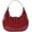 Wine Red, variant on Y2K Moon Bag Women's Crescent Shoulder Bag Retro Handbags Top Handle Patent Leather Cute Small Underarm Bag