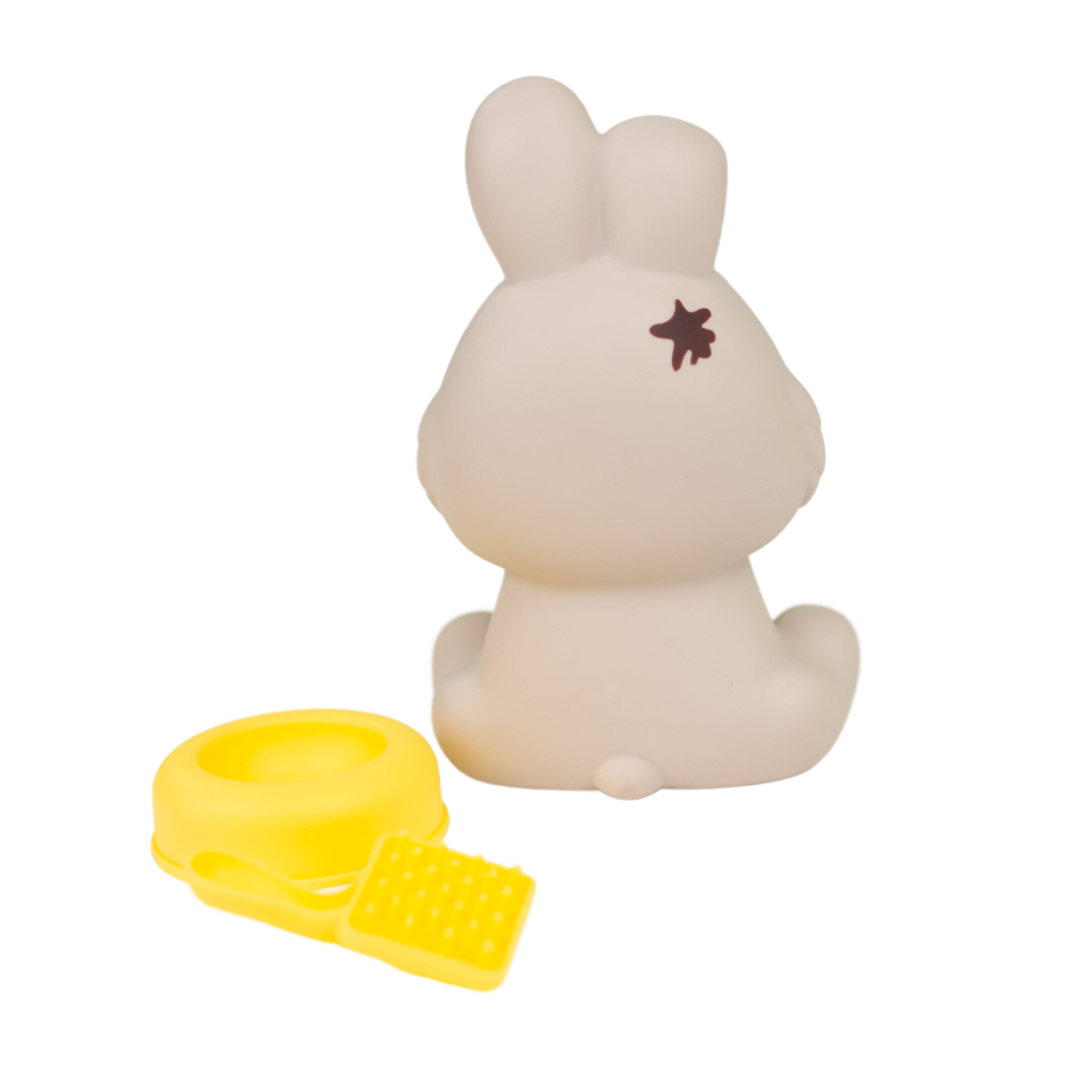 Kid Connection Mini Pet Rabbit Water Play Set with Color Changing Feature, 8 Pieces, Toddler Toys, Grey Color