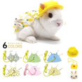 thumbnail image 2 of ZHAOCHENG Lindo conejo mascota chaleco accesorios correa al aire libre ropa de conejo arnés cinturones ropa de conejo ropa arnés de conejo (sandía pequeña), 2 of 4