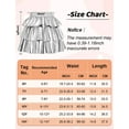 thumbnail image 6 of Shiny Metallic Skirts for Girls Party Ruffle Tutu Dance Skirts Sparkle 3-Layer Scooter Skirts High Waist Tiered Cheerleading Skater A-Line Flared Skorts Skirts, 6 of 6