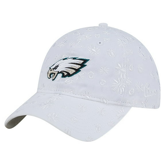 Women's New Era  White Philadelphia Eagles Floral 9TWENTY Adjustable Hat