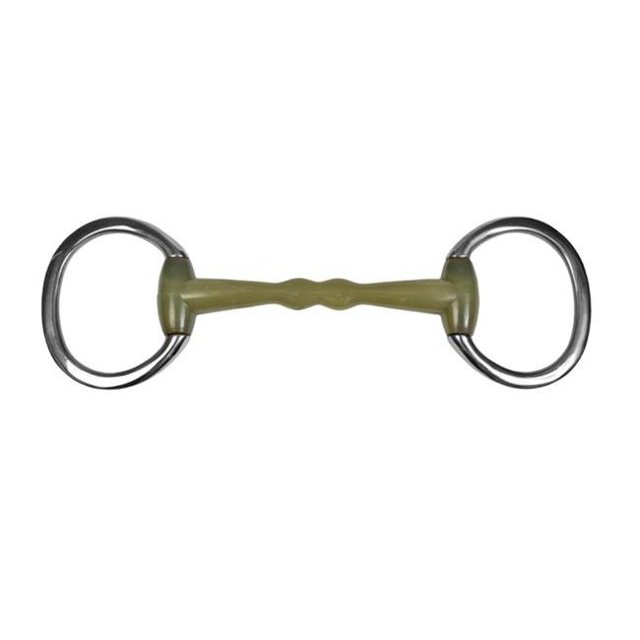 Jacks 763-5-1-4 Apple Flexible Shaped Eggbutt Snaffle Bit - 5.25 in.