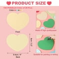 thumbnail image 2 of Uxcell Heart Cutouts, Cut-Outs Paper Heart Shaped Die Cut Paper Cards Classroom Decor for Valentine's Day, Bulletin Board Green, Khaki, Gold Yellow, Blue, Rose Red 4 x 3.2 Inch, 2 of 6