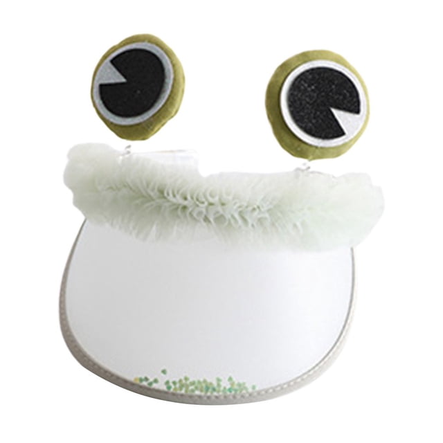 Children Hat Eye-catching Breathable Plastic Wide Brim UV Protection Visor Cap for Travel