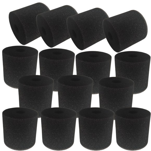 Qzbhct 15 Pcs Aquarium Bio Sponge Foam Filter Pads Compatible with Bio Master 250/350/600 Filtration Systems