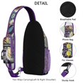 thumbnail image 3 of Paisley Crossbody Sling Backpack for Men - Womens Fashion Sling Bag with Adjustable Shoulder Straps for Travel Hiking Chest Bag Daypack Anti-theft Purse, 3 of 6