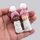 thumbnail image 4 of Muñeca bebé realista durmiendo | Figura de PVC de tejido suave | Decoración infantil en miniatura de 8 cm para escritorio, estantería y dormitorio, 4 of 6