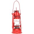 thumbnail image 3 of Lanterne à Pétrole Vintage Lampe à Pétrole Décorative Intérieure Lanterne à Pétrole Suspendue, Lampe à Pétrole Vintage Lanterne en Fer Lampe à Pétrole Décoration de Fête Pub Cadeau (Rouge), 3 of 8