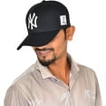 thumbnail image 6 of Adjustable Cap Hat for Man & Women |NY Hat| with Exquisite Embroidery |One Size| |Black|, 6 of 6
