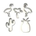 thumbnail image 1 of 5 Piece Flamingo Cookie die Kit, Cookie Bake die die die die die die die die die die Bake Tool, 1 of 5