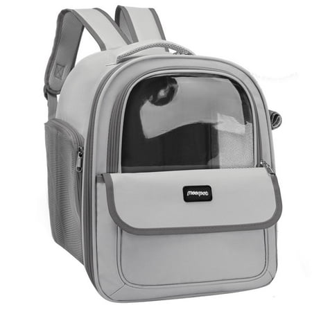 WE-POLUJ Outdoor Cats Carrying Bag  Breathable Spacious Bag Pet Backpack  Comfortable Shoulder Strap for Small Animals