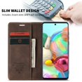 thumbnail image 3 of Dteck Wallet Case For Samsung Galaxy A71 2020 (not Fit A70), Premium PU Leather Wallet case Magnetic Flip Folio [Kickstand Feature] with ID&Credit Card Pockets,Coffee, 3 of 7