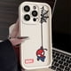 thumbnail image 2 of Marvel SpiderMan Mini para iPhone 15 14 13 12 11 Pro Max XS Max X XR 7 8 Plus 6S 5S caja de teléfono con escalera de ojos líquidos, 2 of 5