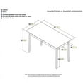 thumbnail image 5 of Leo & Lacey Charger Writing Desk in Walnut, 5 of 5